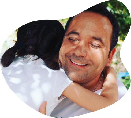 Abrazo con Martina